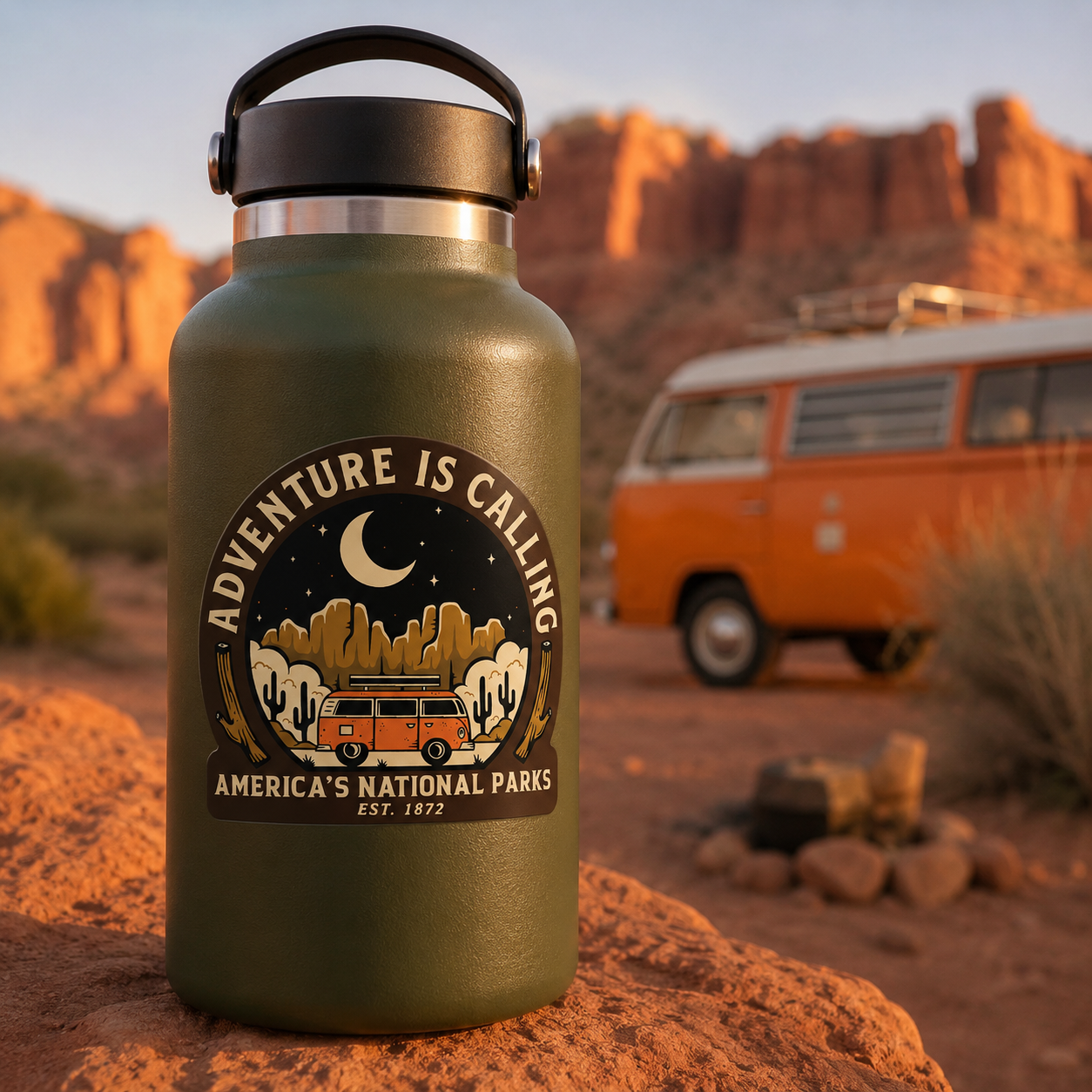 Adventure is Calling Sticker