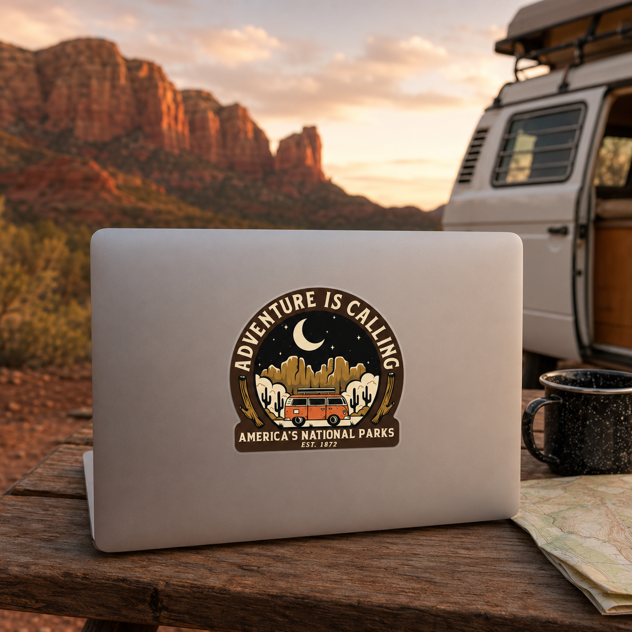 Adventure is Calling Sticker