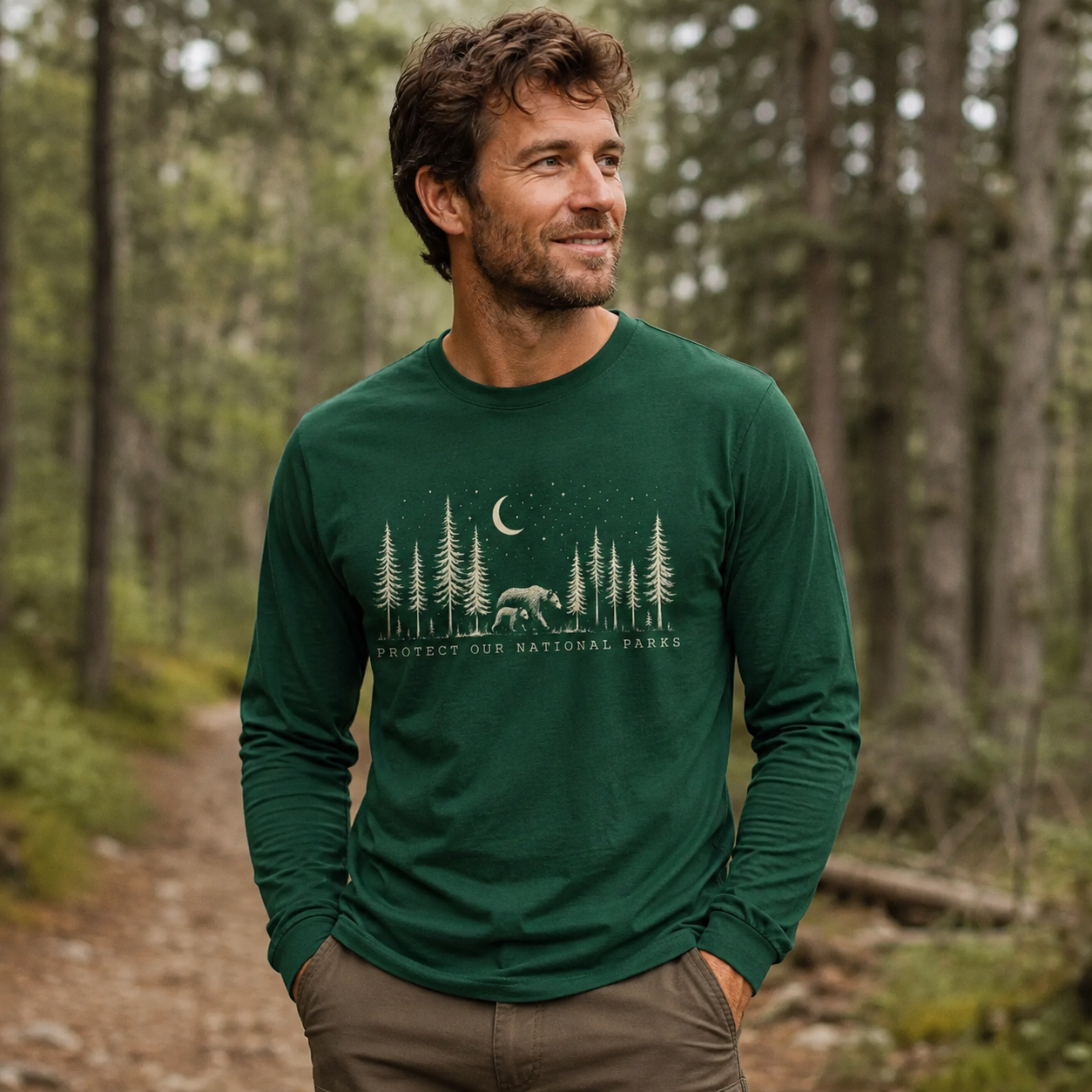 Protect The National Parks Environmental Activism Long Sleeve T-Shirt