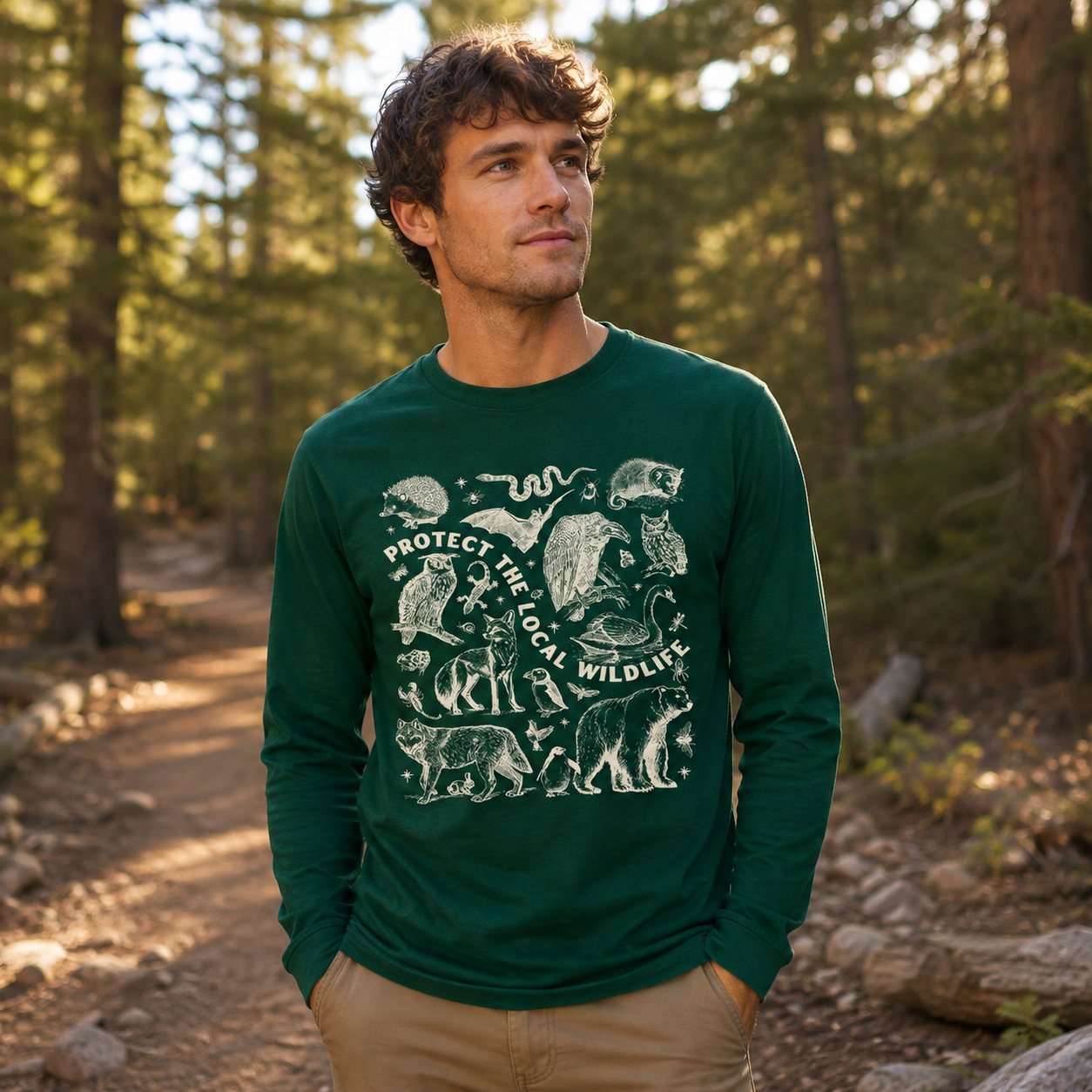 Protect the Local Wildlife Conservation Long Sleeve T-Shirt