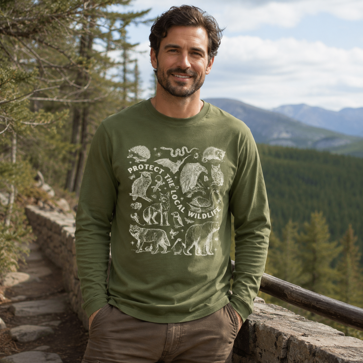 Protect the Local Wildlife Conservation Long Sleeve T-Shirt