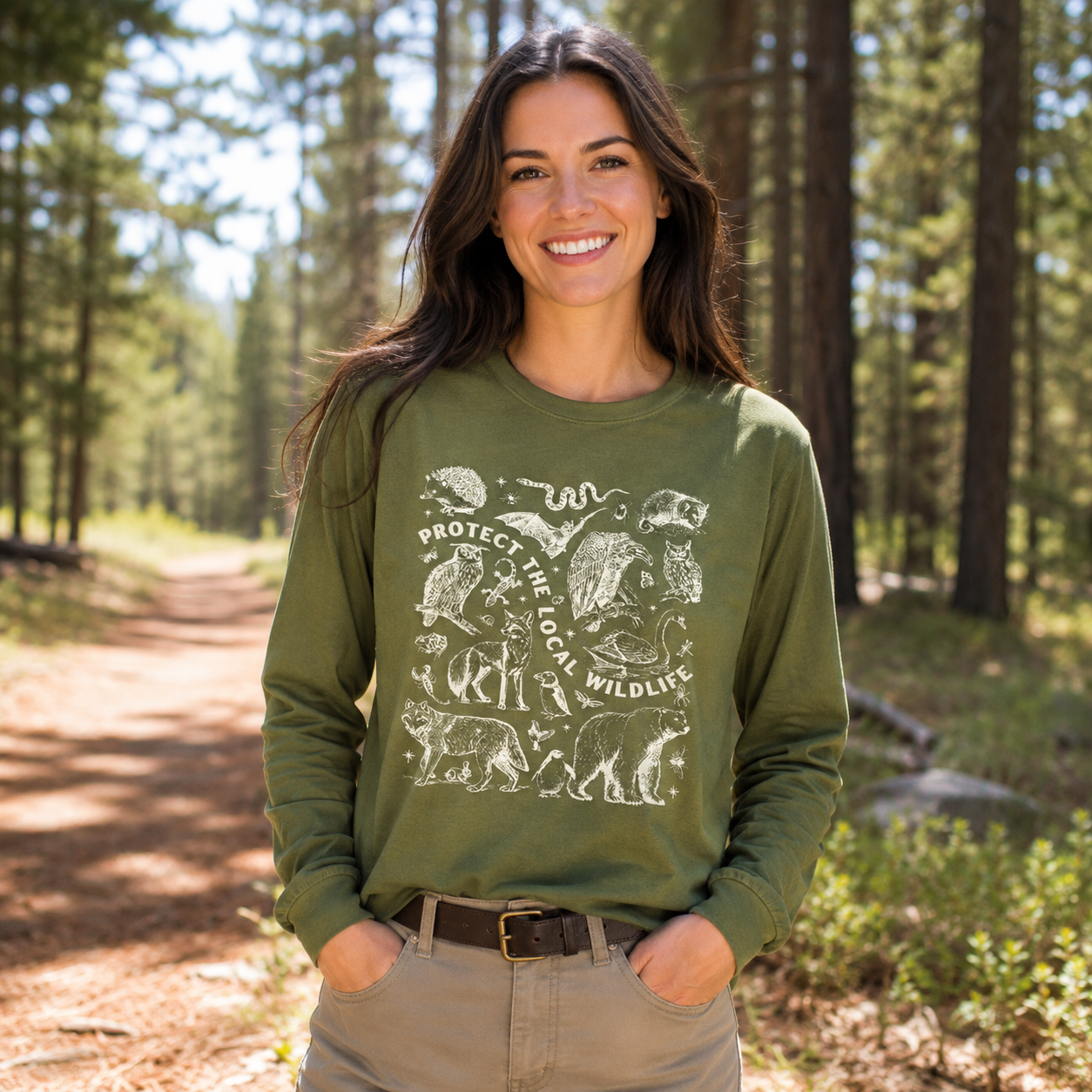 Protect the Local Wildlife Conservation Long Sleeve T-Shirt