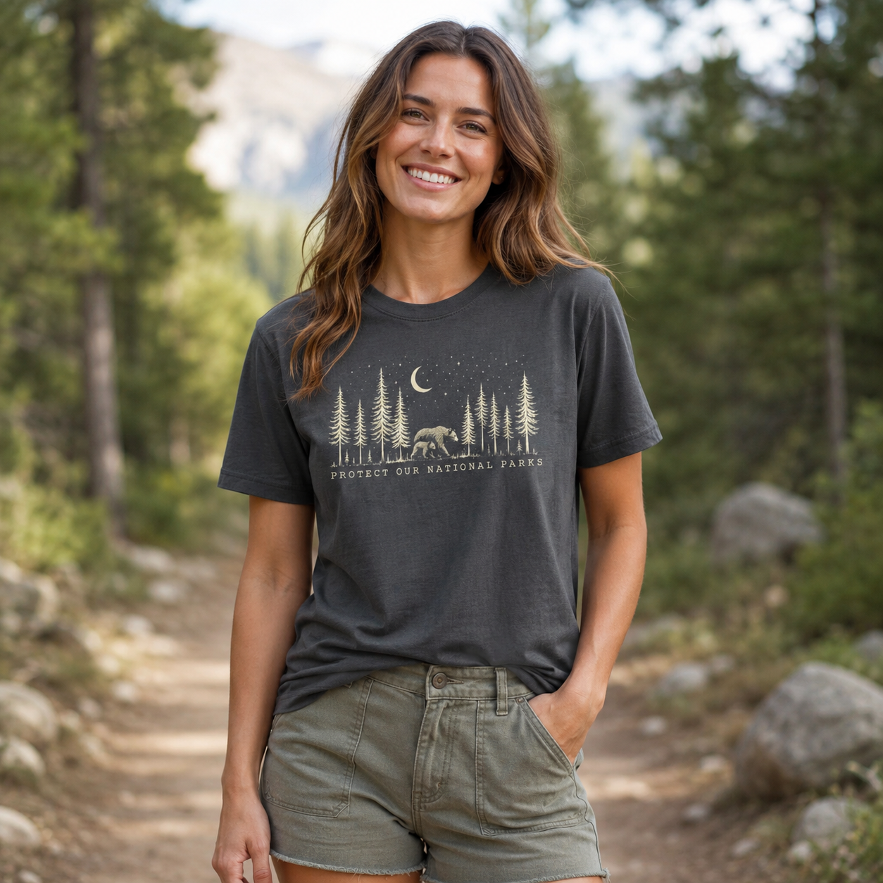 Protect The National Parks Environmental Activism T‑Shirt