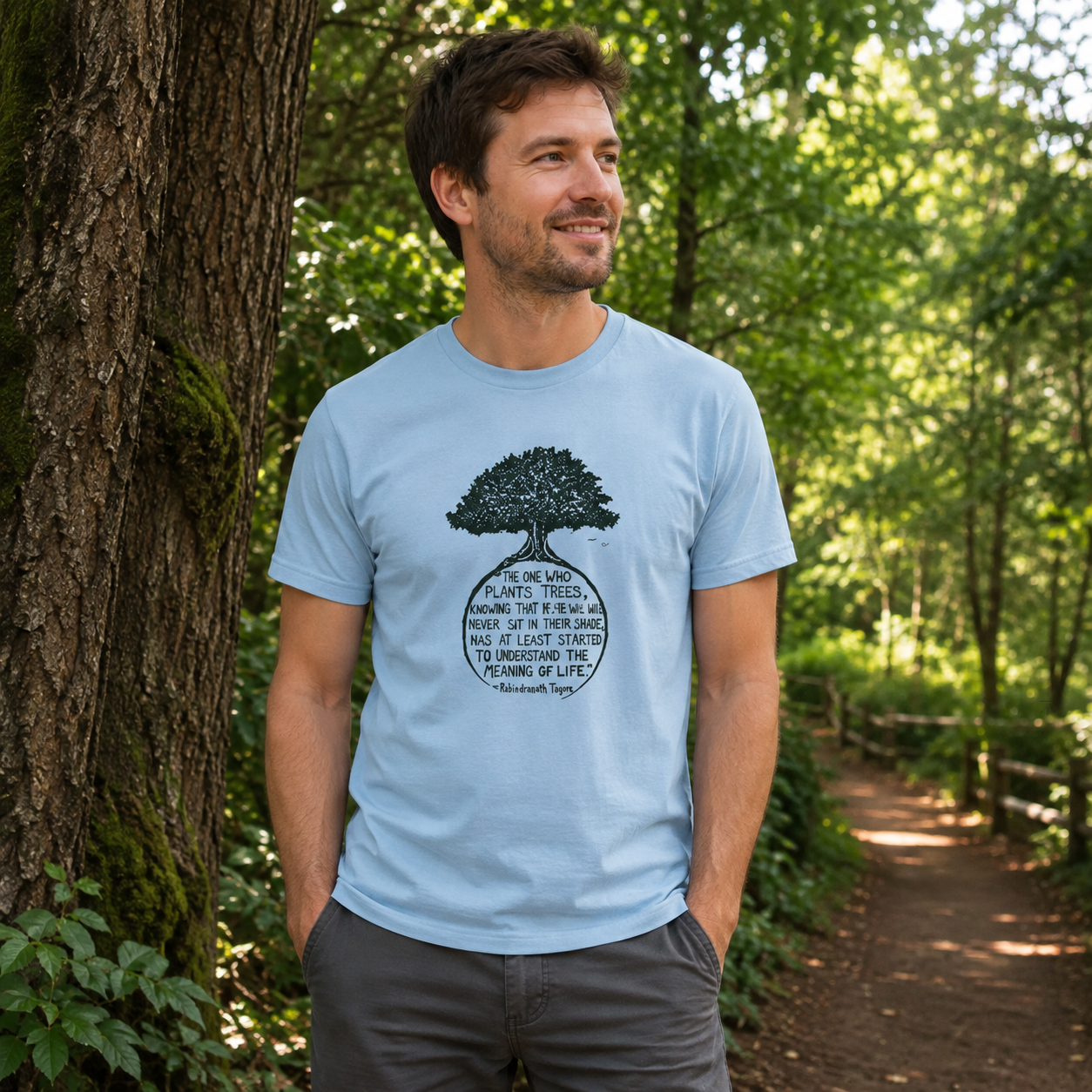 The True Meaning Of Life Plant Trees T-Shirt