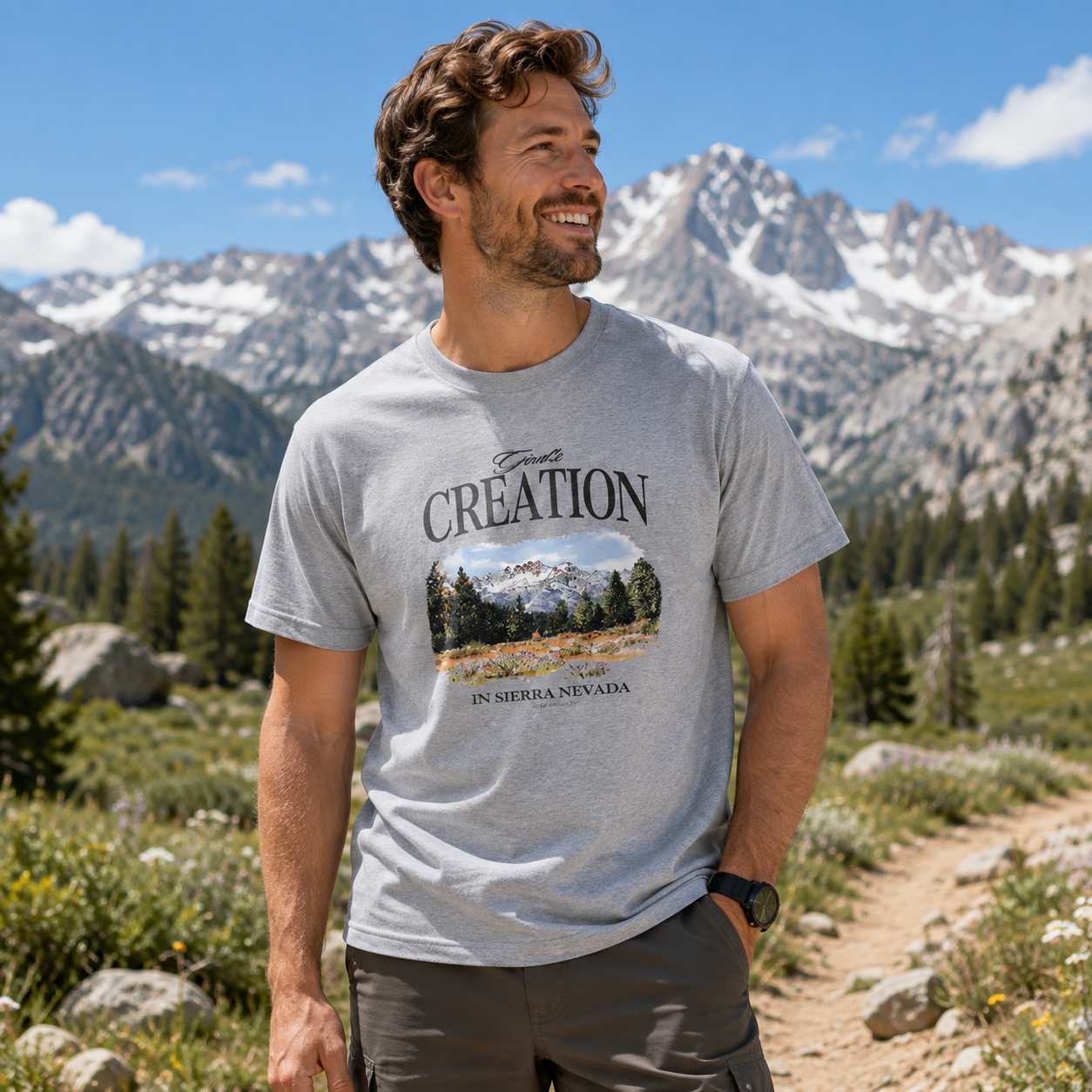 Recreation In Natural Wildlands Mountain Meadow T-Shirt