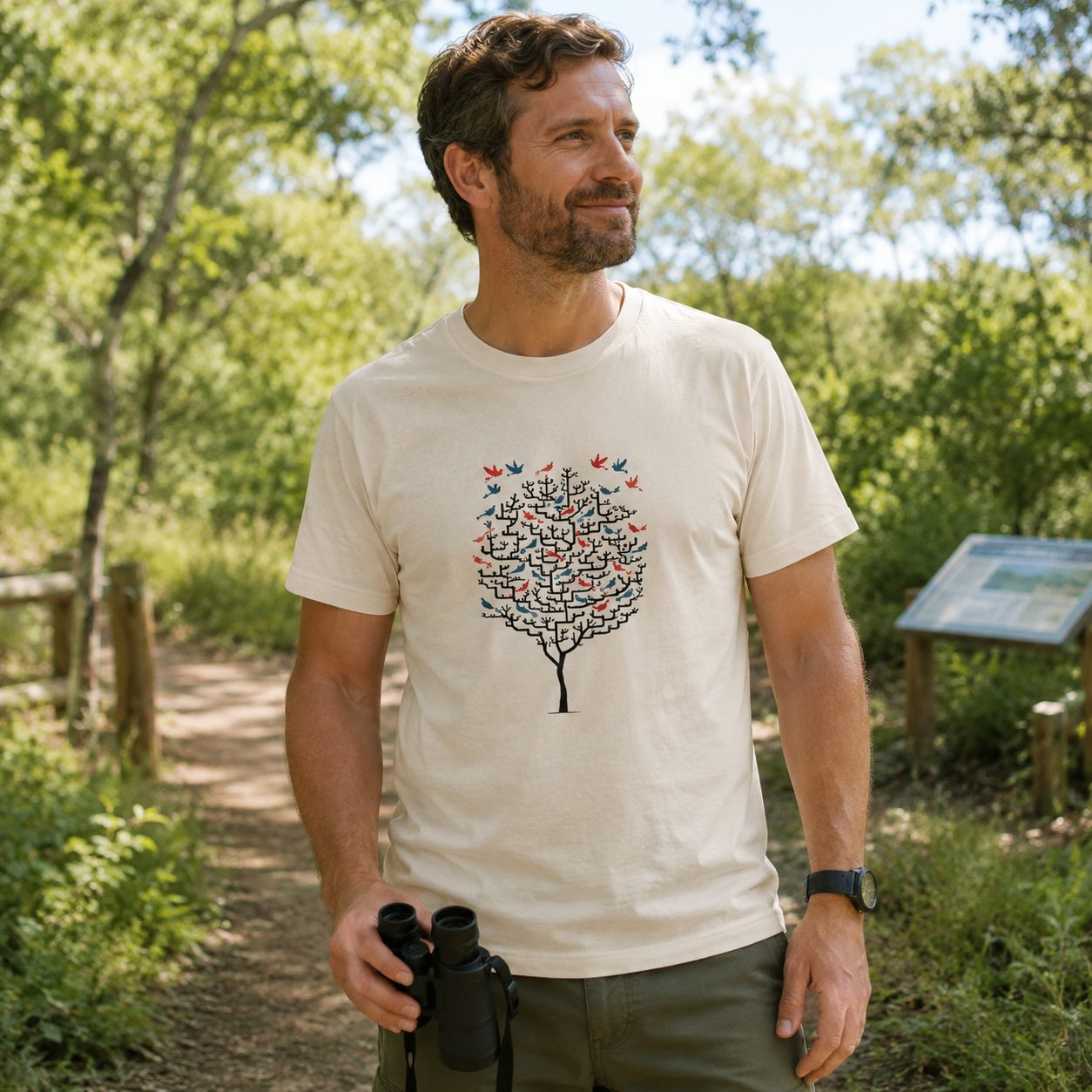 Birds Of Freedom Tree T-Shirt
