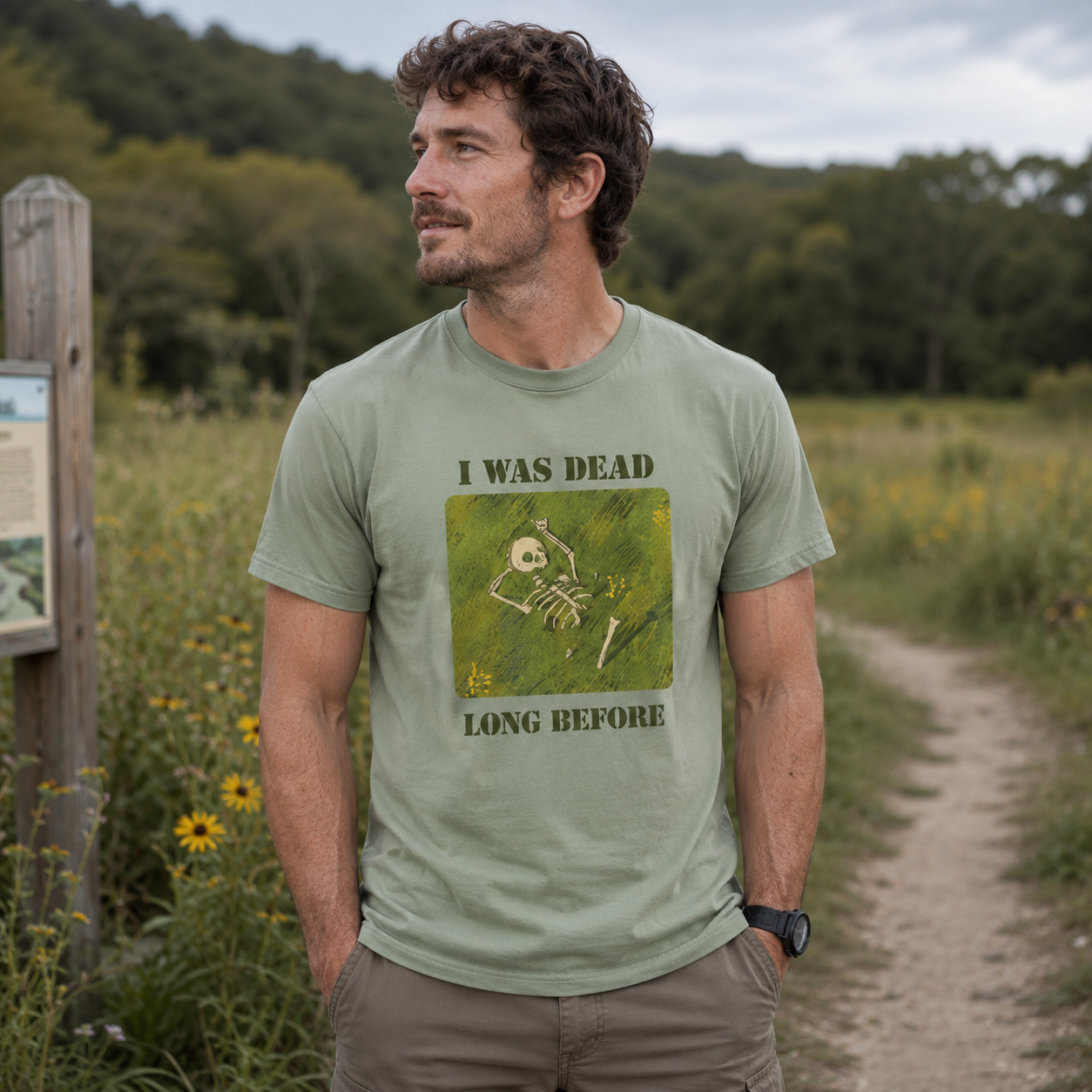I Was Dead Long Before Skeleton Meadow T-Shirt