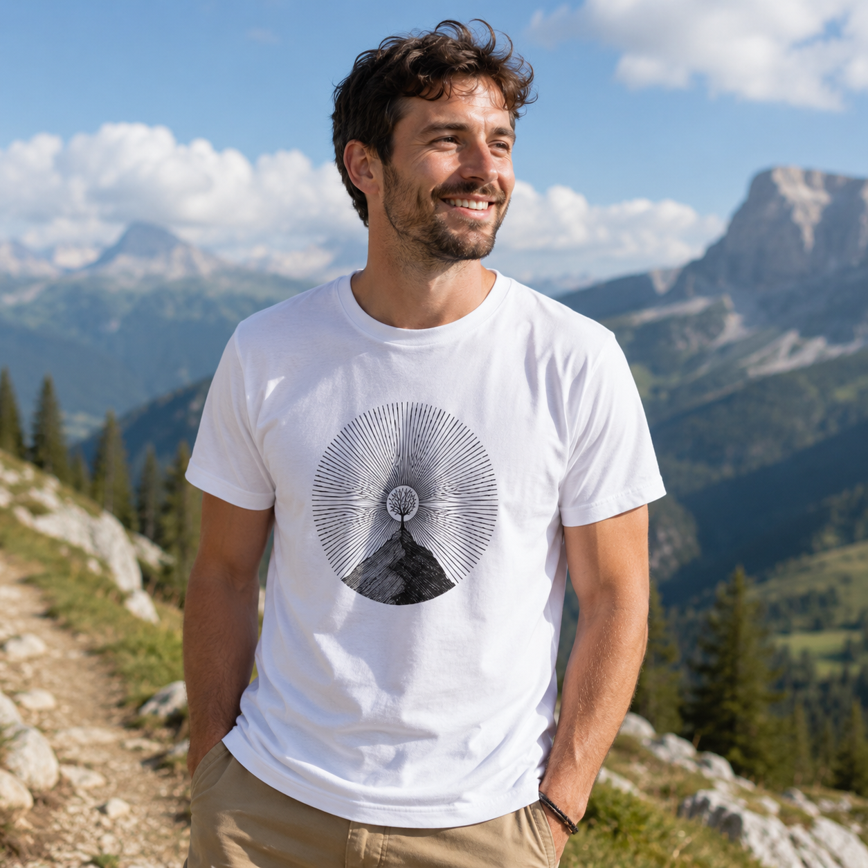 Tree Of Life Radiating Roots T-Shirt
