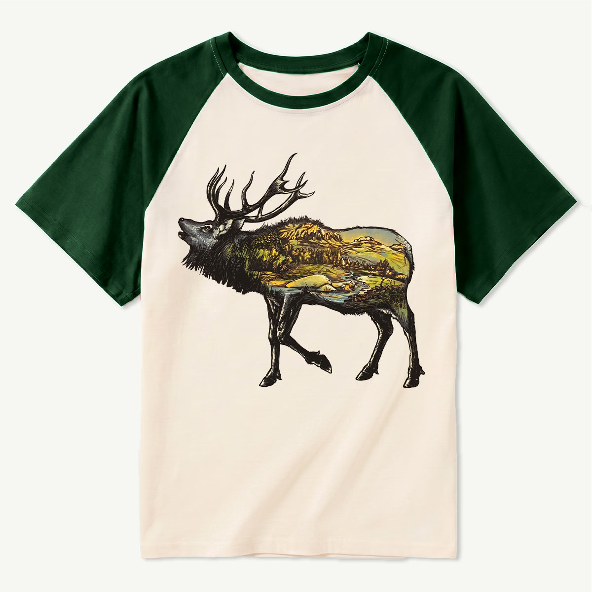 Elk Icons of the West Raglan T-Shirt