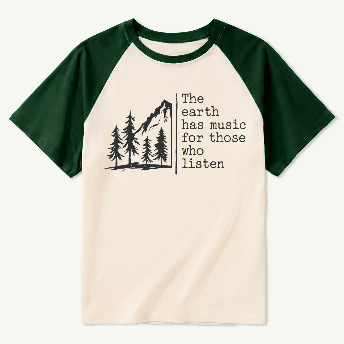 The Earth Has Music Raglan T-Shirt