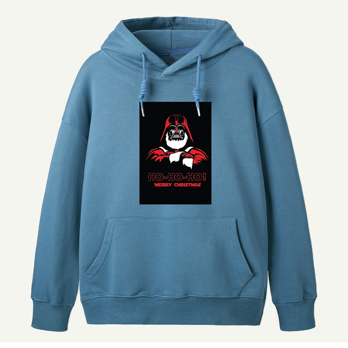 Ho Ho Ho Merry Christmas Darth Vader Santa Parody Hoodie