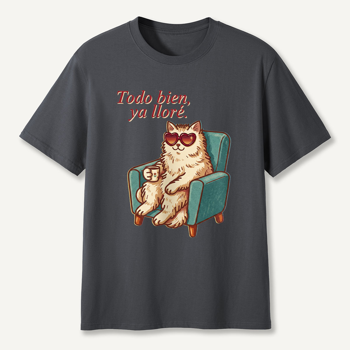 Coffee Cat Relax T-Shirt
