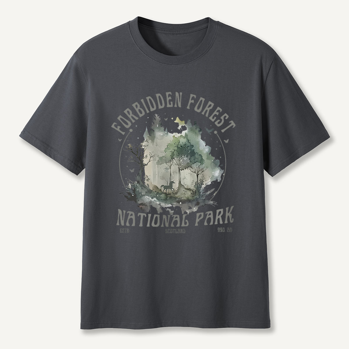Forbidden Forest National Park Watercolor T-Shirt