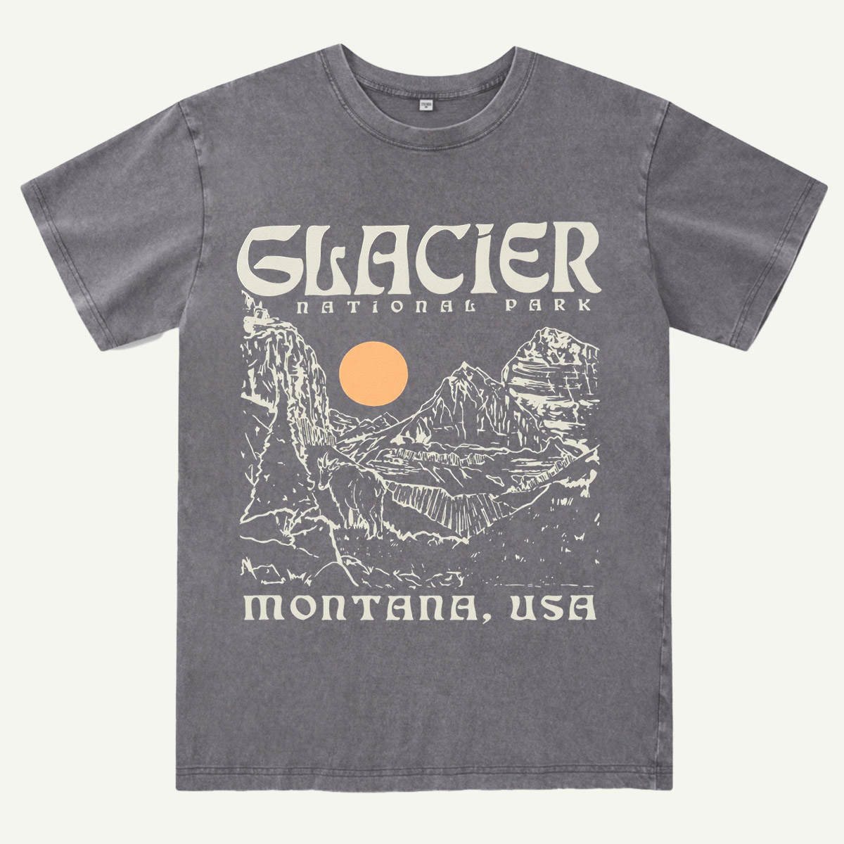 National Park Inspired Mountain Washed T-Shirt