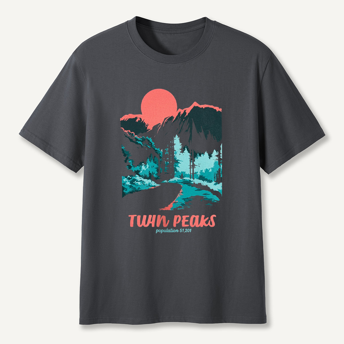 Mountain Sunset Outdoor Forest T-Shirt