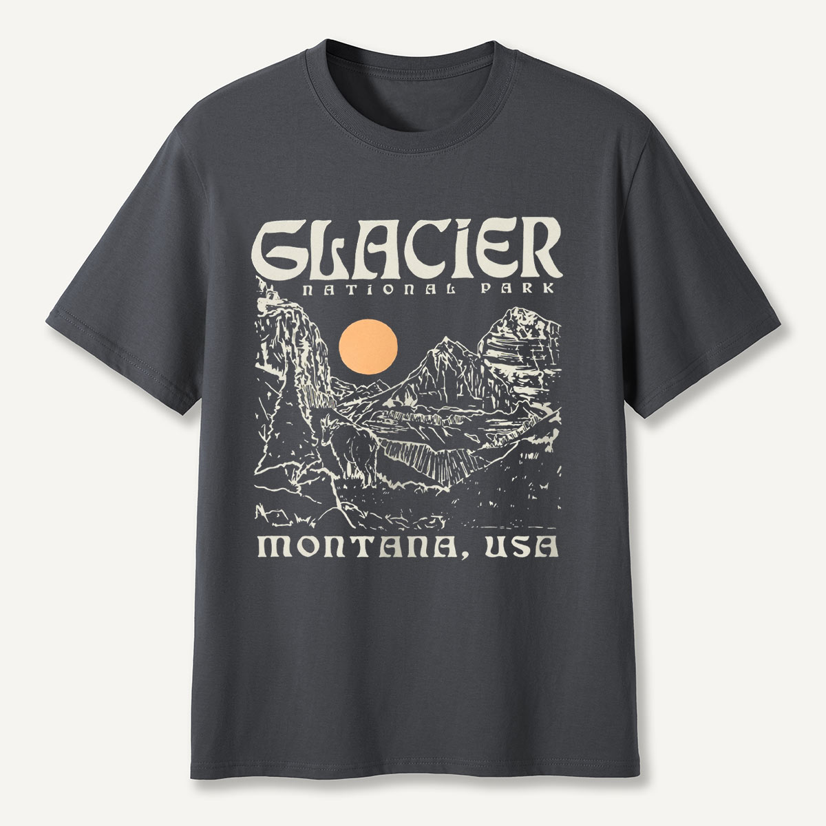 National Park Inspired Mountain T-Shirt