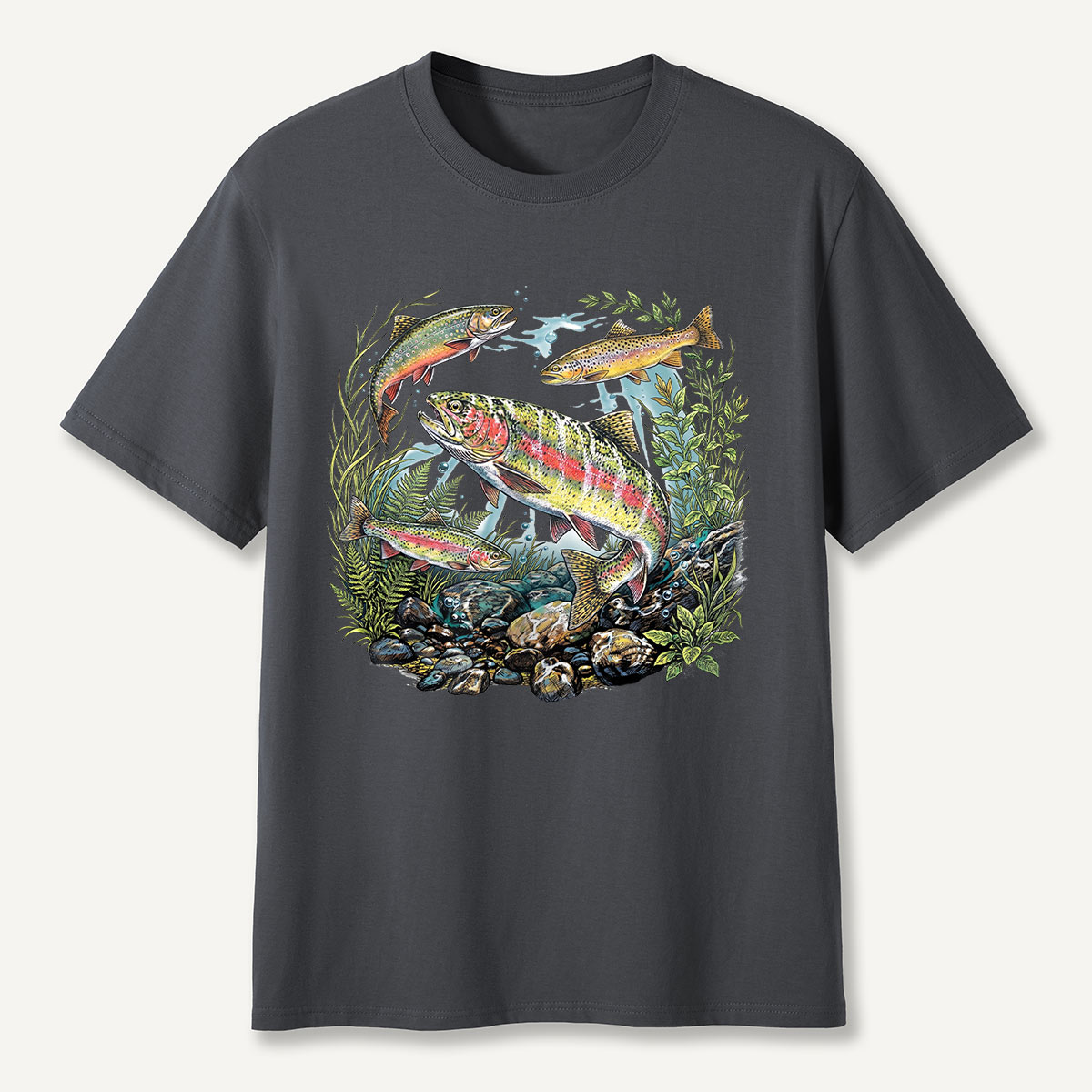 Trout Fishing Freshwater Fish Nature T-Shirt