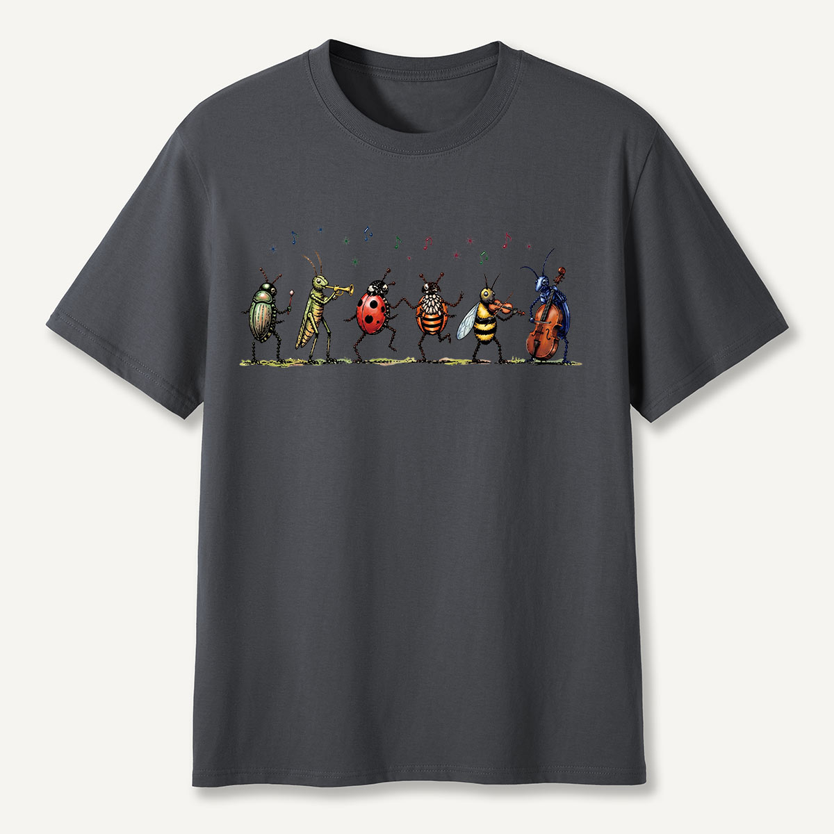 Vintage Insect Music Musical Bugs T-Shirt