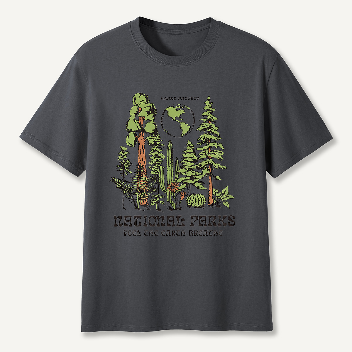 MDCTBYWY26072204 Parks Project Feel the Earth Breathe T-Shirt
