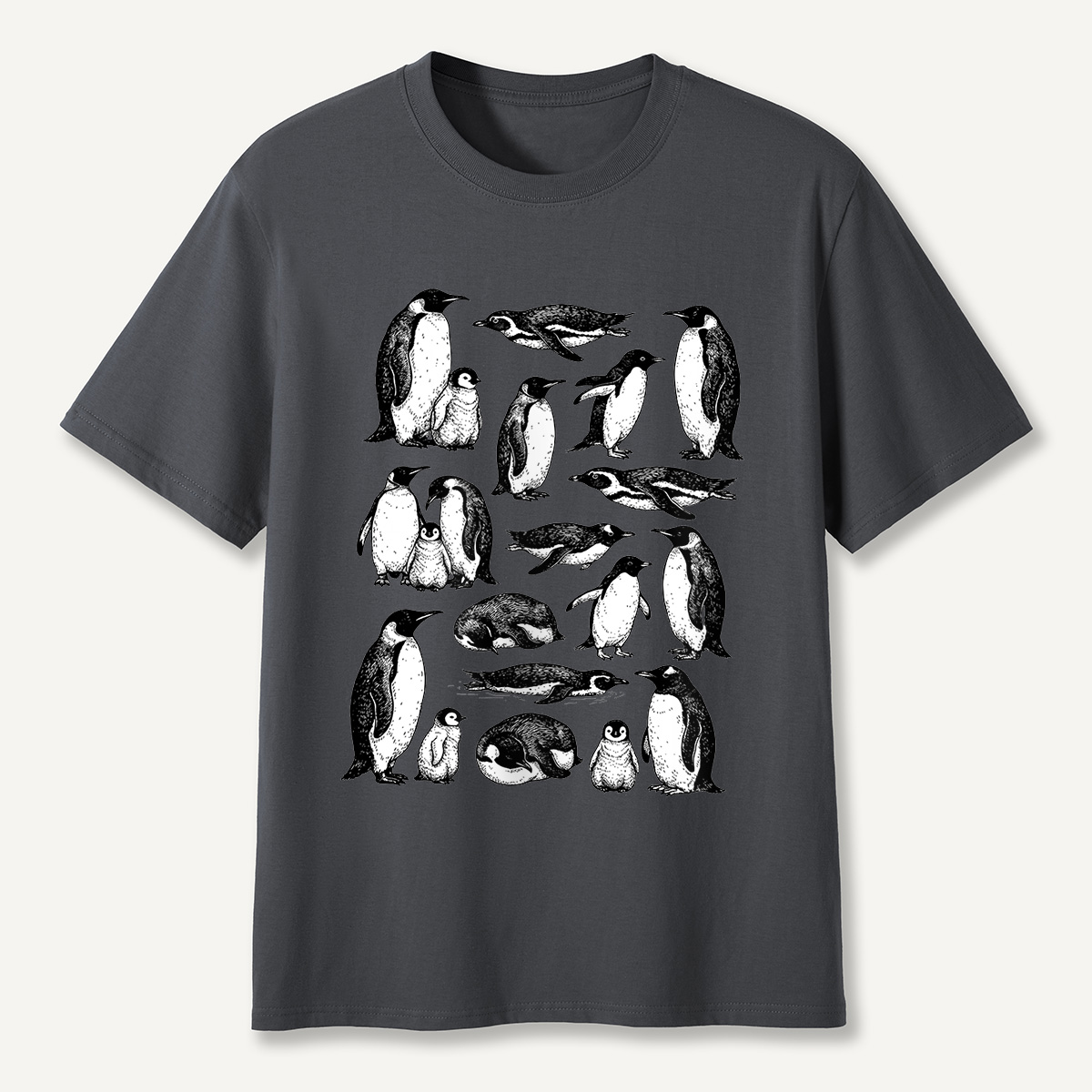 MDCTBYWY26072302 Penguin Naturalist T-Shirt