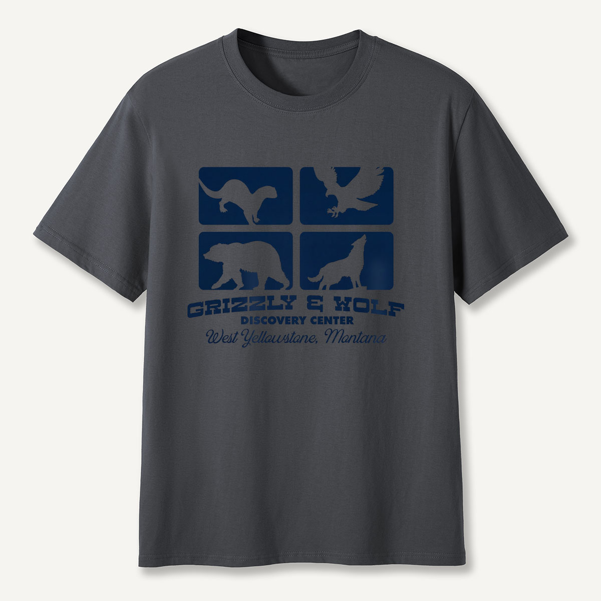 MDCTBYWY26072413 Grizzly & Wolf Discovery Center T-Shirt