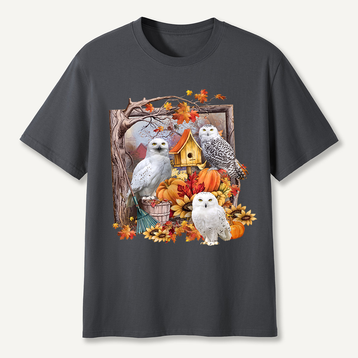 Autumn Snowy Owls T-Shirt