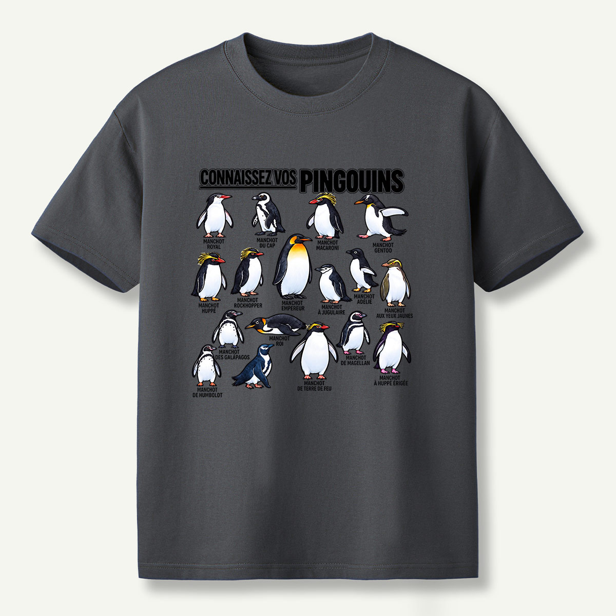 Connaissez Vos Pingouins Penguin Guide T-Shirt