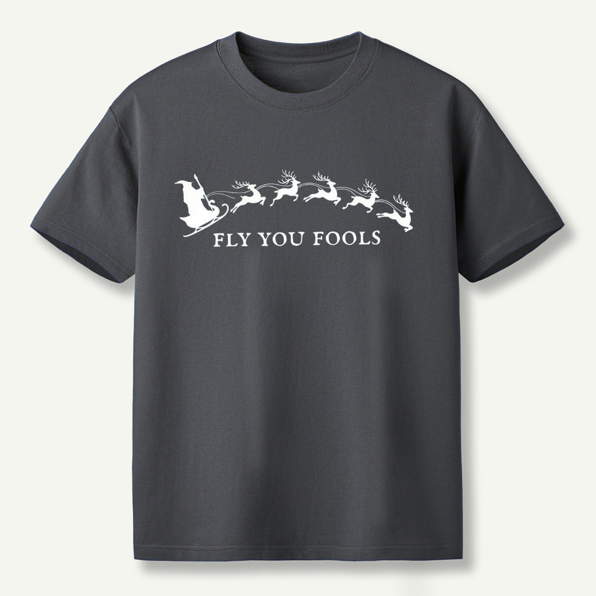 Fly You Fools Santa Reindeer Parade T-Shirt