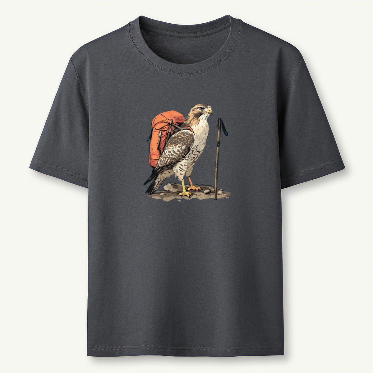 Alaskan Red-tailed Hawk Backpacker T-Shirt