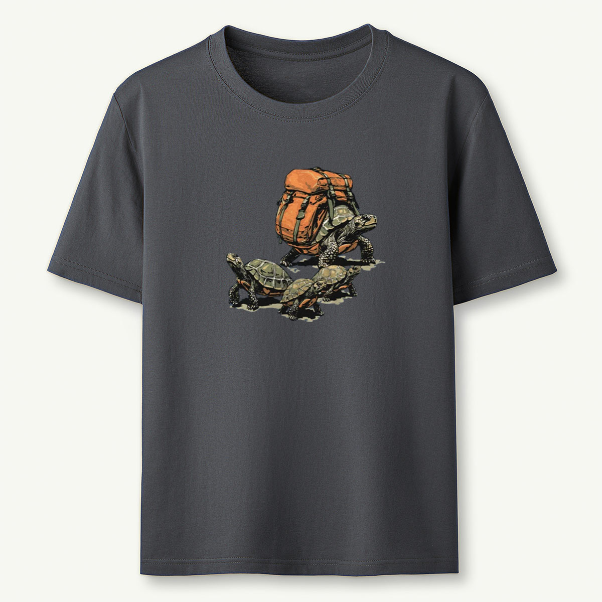 Turtle Family Backpacker -Shirt