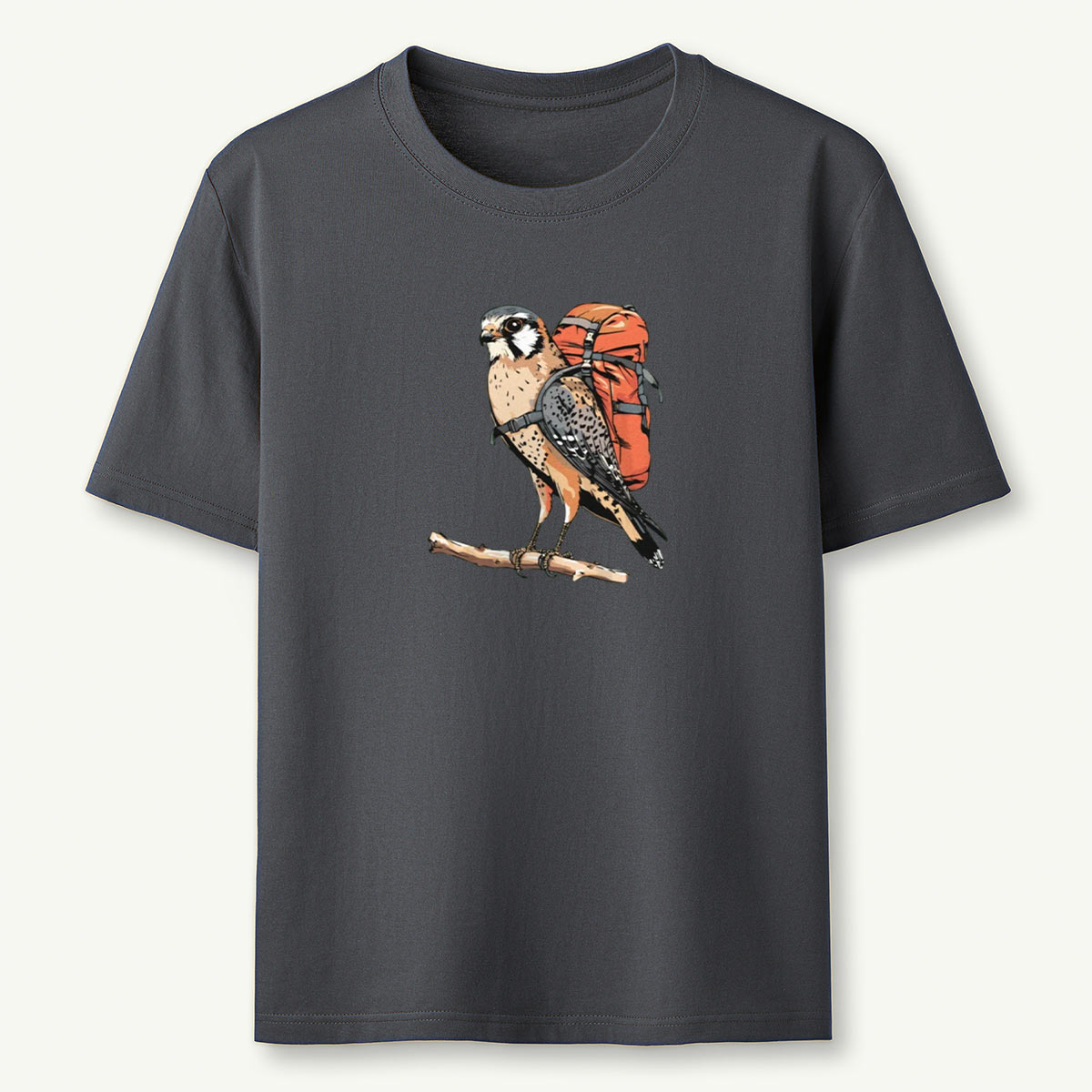 American Kestrel Backpacker T-Shirt