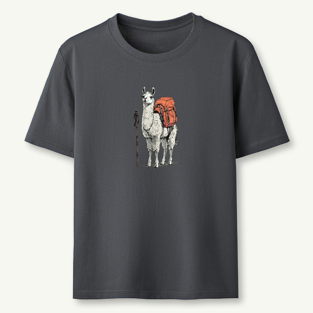 Llama Backpacker T-Shirt