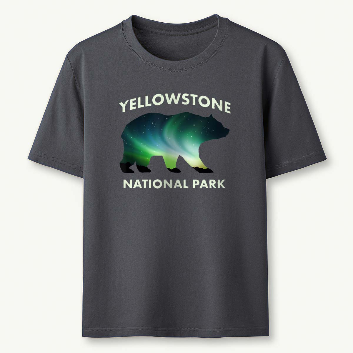 Yellowstone National Park Aurora Bear T-Shirt