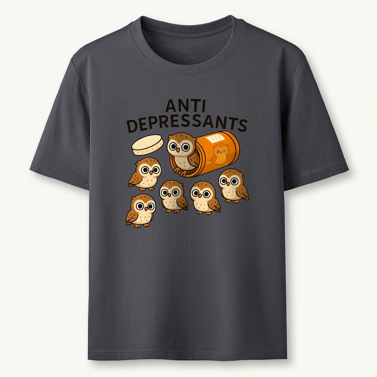 Anti Depressants Owl T-Shirt