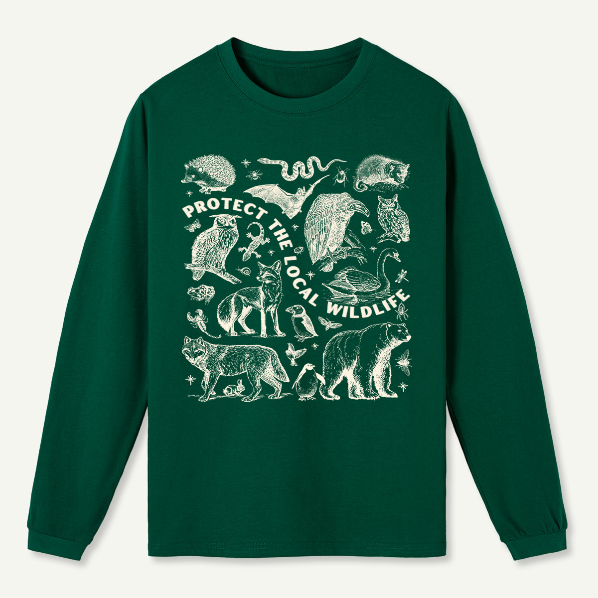 Protect the Local Wildlife Conservation Long Sleeve T-Shirt