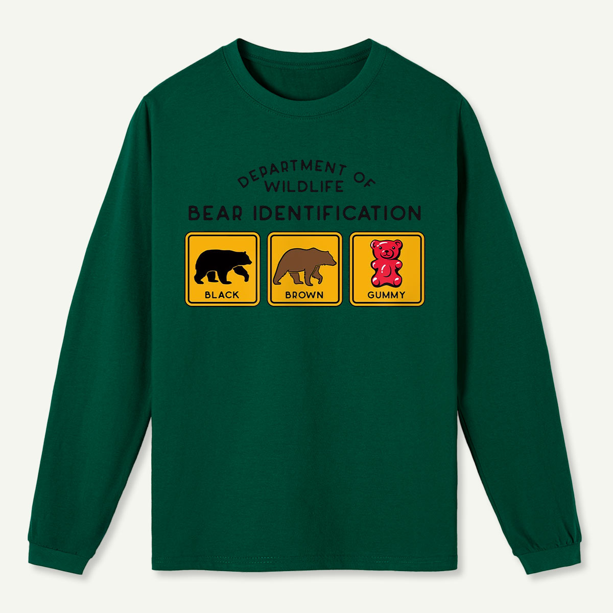 Bear Identification Long Sleeve T-Shirt