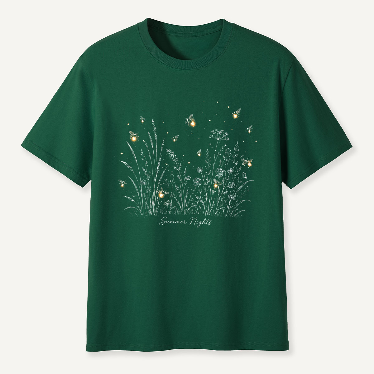 Firefly Summer Night Meadow T-Shirt