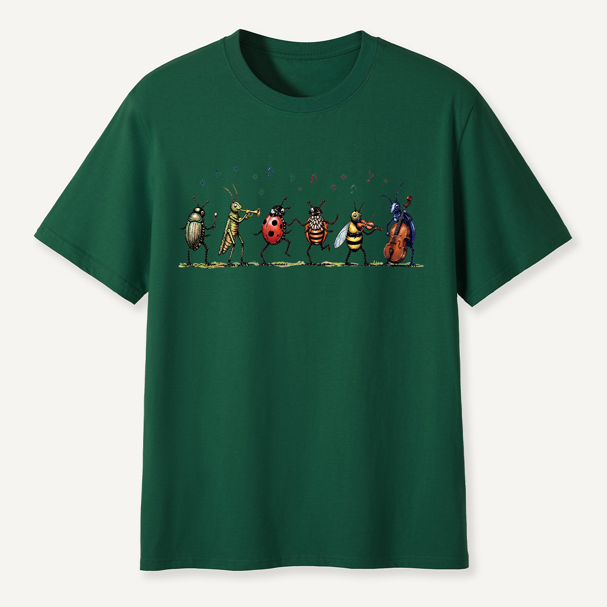 Vintage Insect Music Musical Bugs T-Shirt