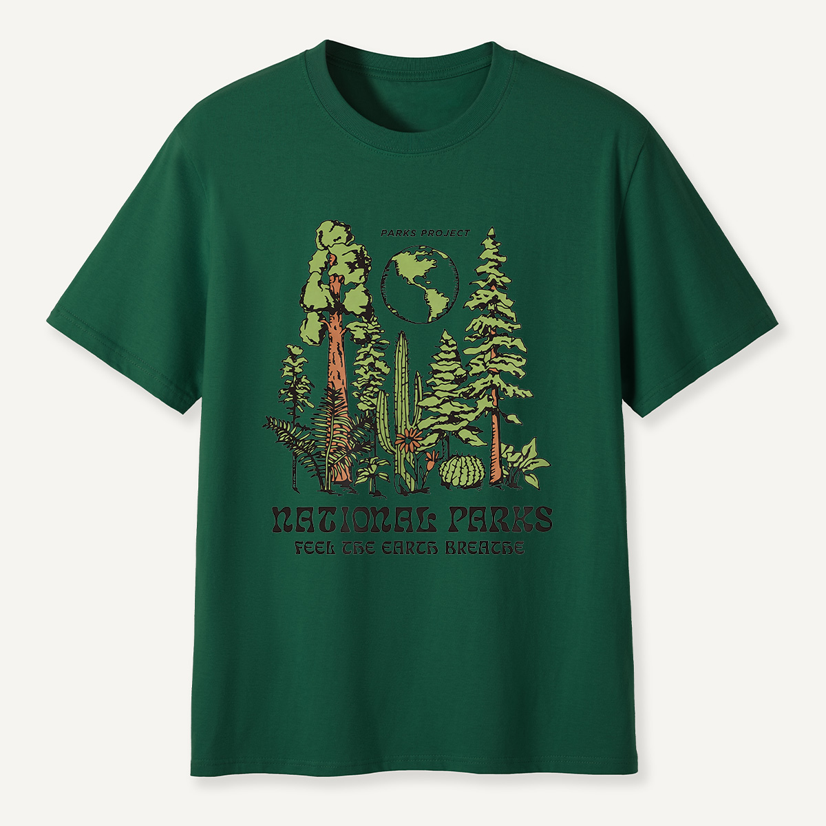 MDCTBYWY26072204 Parks Project Feel the Earth Breathe T-Shirt