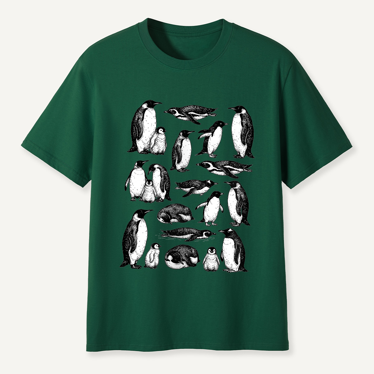 MDCTBYWY26072302 Penguin Naturalist T-Shirt