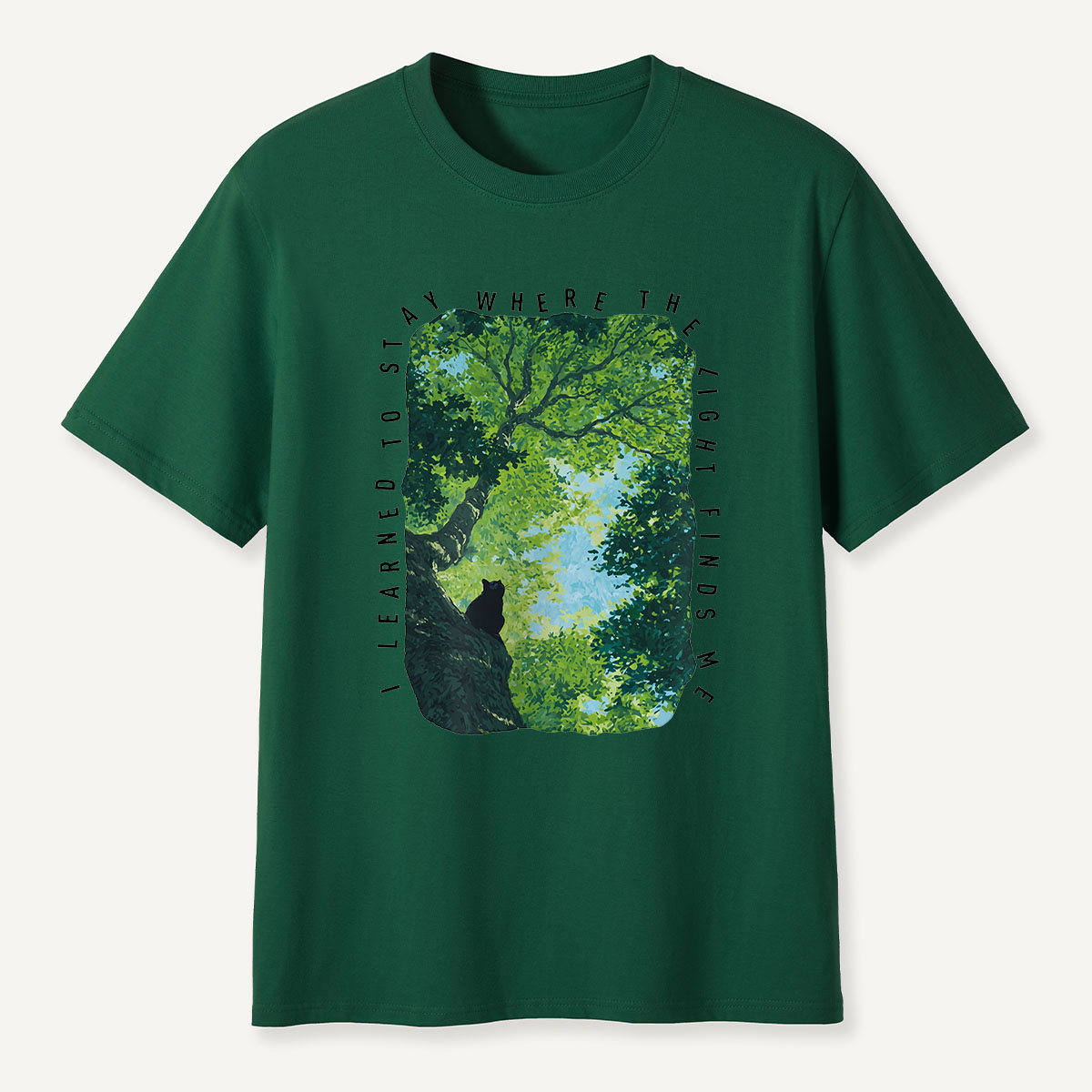 MDCTBYWY26072402 Where the Light Finds Me T-Shirt