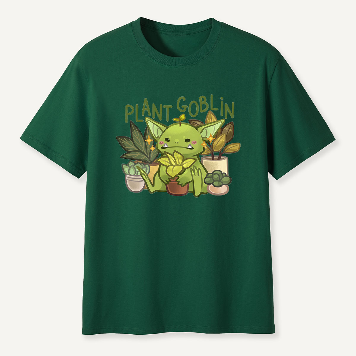 MDCTBYWY26072404 Plant Goblin T-Shirt