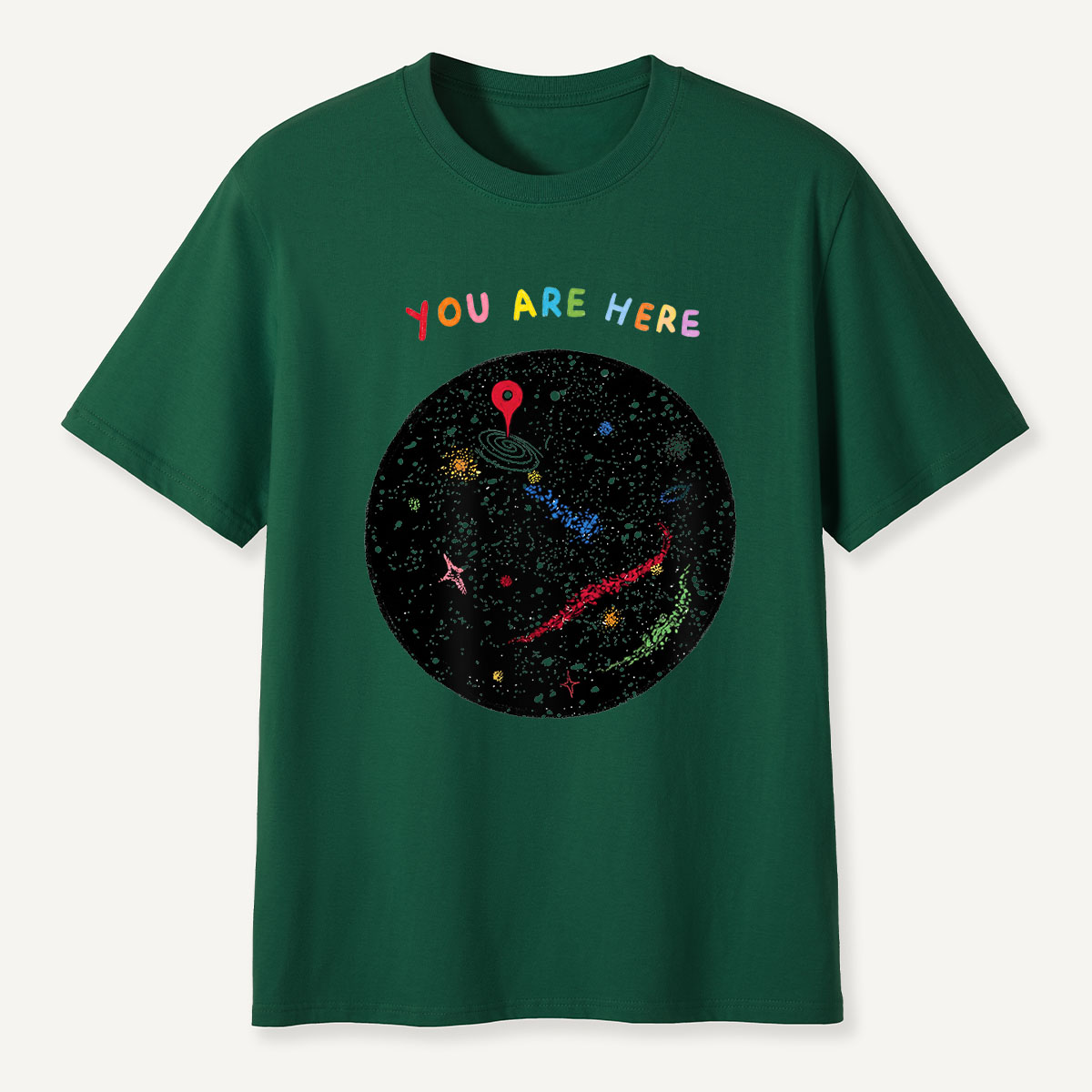 MDCTBYWY26072410 You Are Here T-Shirt