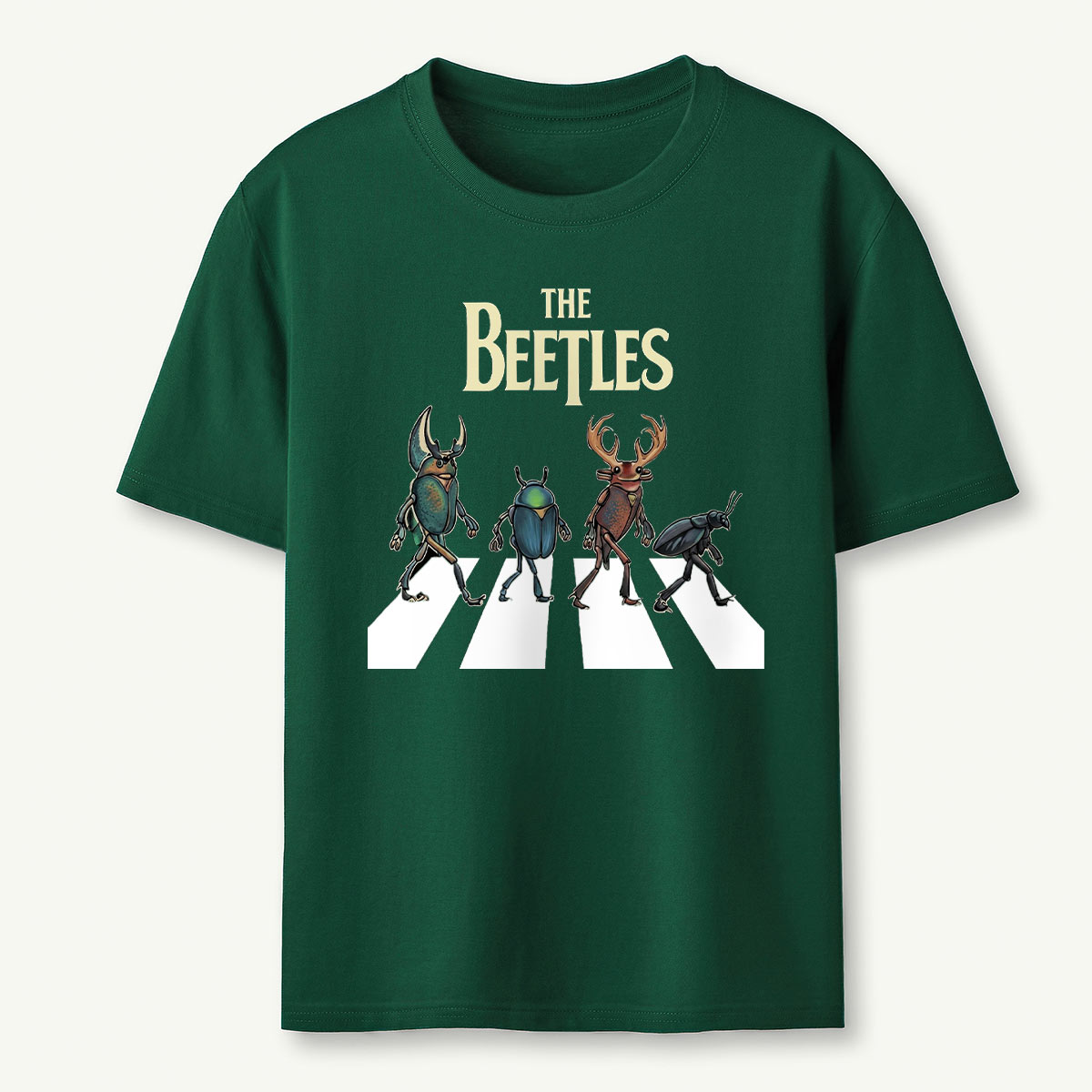 The Beetles Funny Insect Band  T‑Shirt