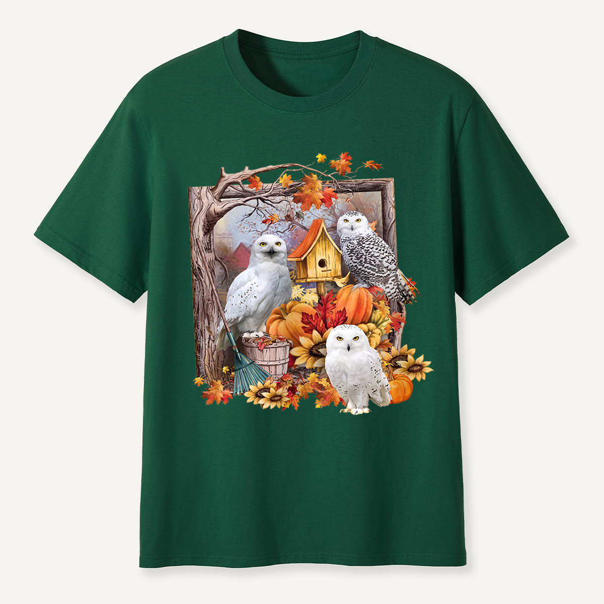 Autumn Snowy Owls T-Shirt