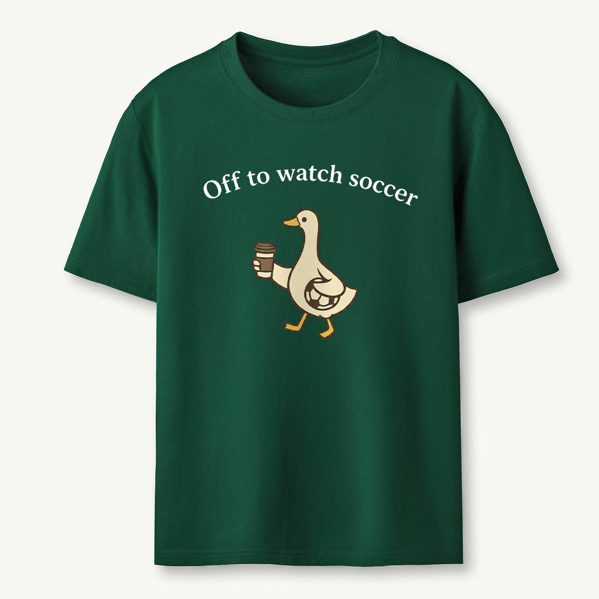Funny Duck Soccer T‑Shirt