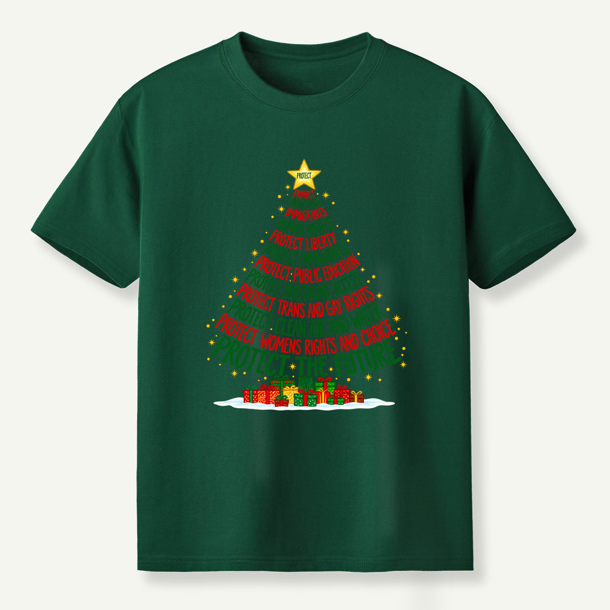 Protect The Future Christmas Tree T-Shirt
