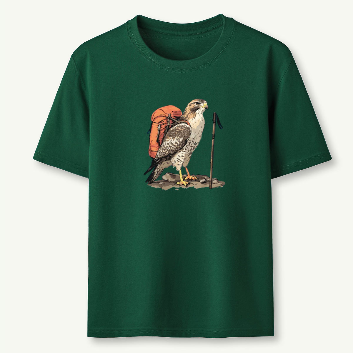 Alaskan Red-tailed Hawk Backpacker T-Shirt