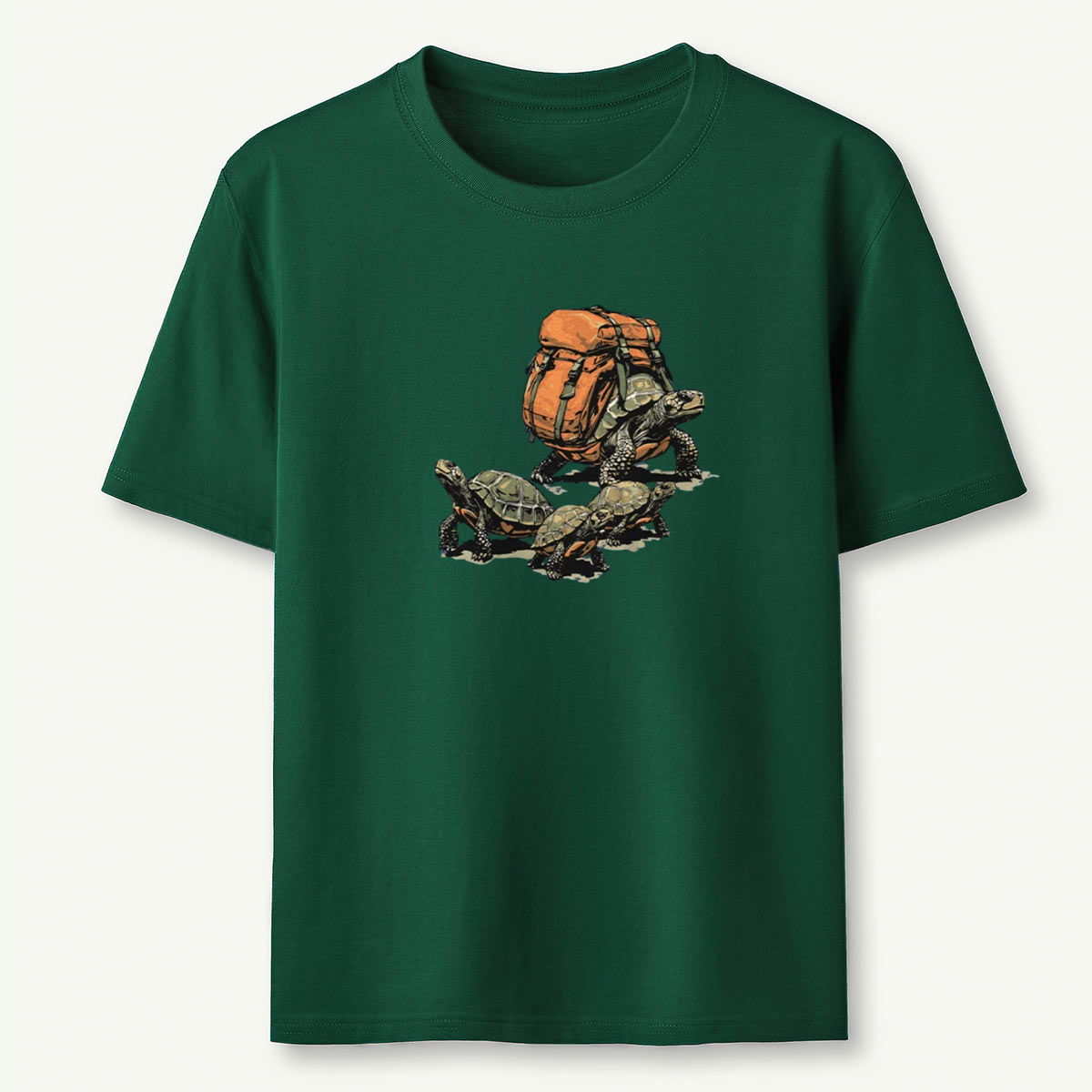 Turtle Family Backpacker -Shirt