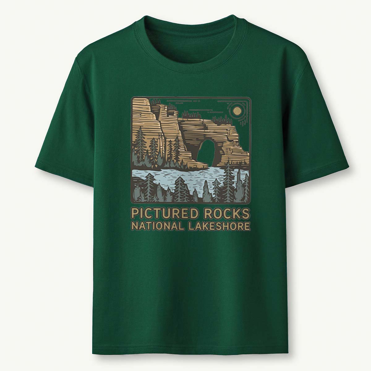 Pictured Rocks National Lakeshore Tee Cotton Classic T-Shirt